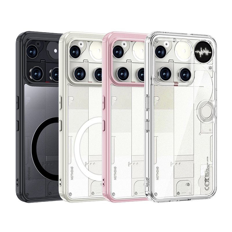 Matte Hard Pc Back Case - Funda Magnética Transparente Mate para Nothing