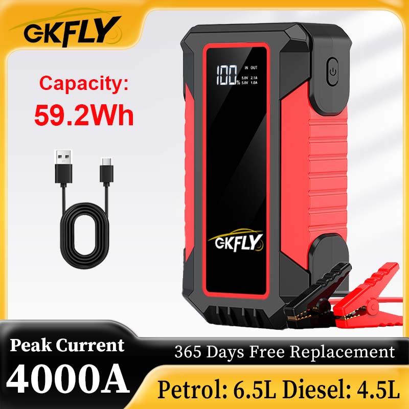 Power Banks - Arrancador de Coches Portátil GKGLY, Banco