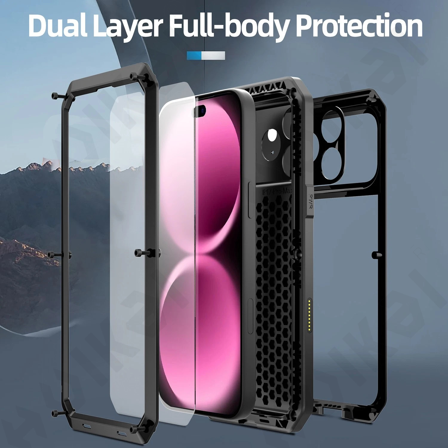 Funda para iPhone 18 17 16 15  - Heavy Duty 360 Full Body Protective Case reseña y precio