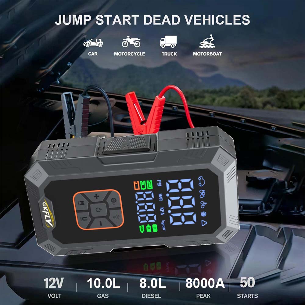 Arrancador de coche 4 en 1, 80 - Power Banks reseña y precio